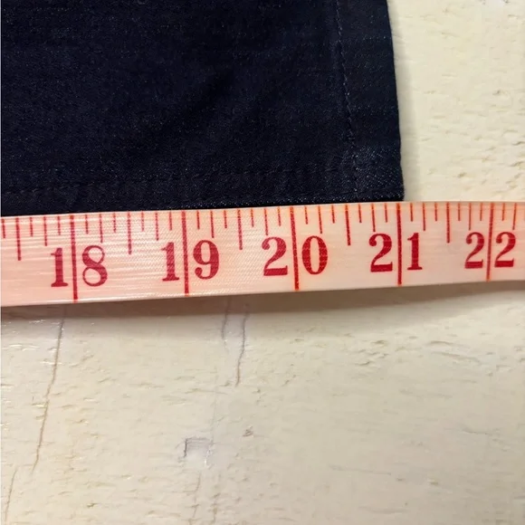 Chico’s Size 2 (large/12)Perfect Stretch Nicky Capri Crop Dark Denim New - Picture 5 of 9